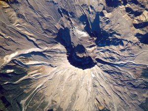 Mt. St. Helens from space