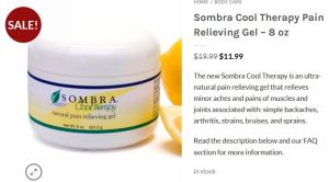 Sombra Pain Relieving Gel from the Natural Society