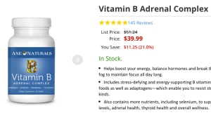 dr axe vitamin b