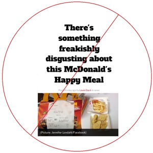 mcdonald's happy meal debunked