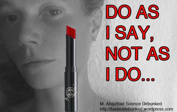 gwyneth paltrow lipstick graphic by mark alsip