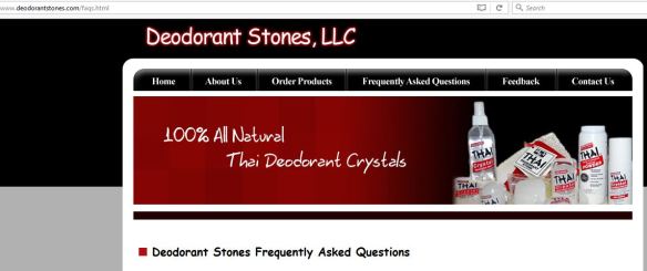 deodorant stones of america aluminum
